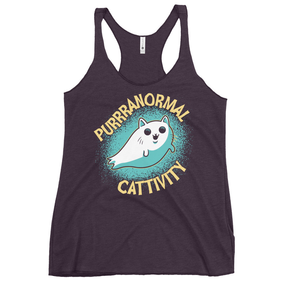 Purrranormal Cattivity Women's Racerback Tank