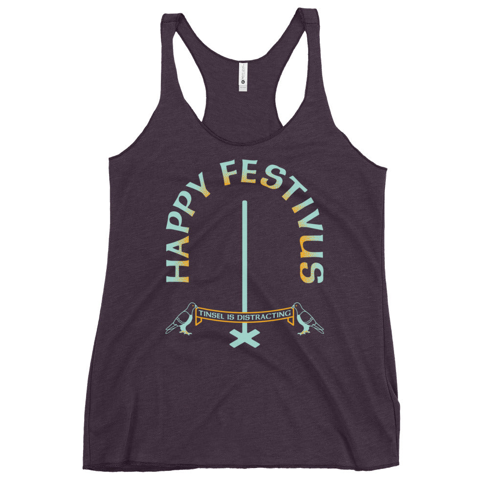 Happy Festivus Women's Racerback Tank