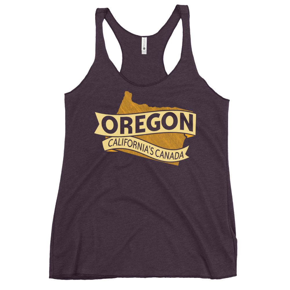 Oregon California's Canada Women's Racerback Tank