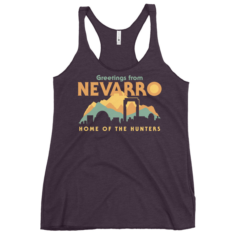 Greetings From Nevarro Women's Racerback Tank