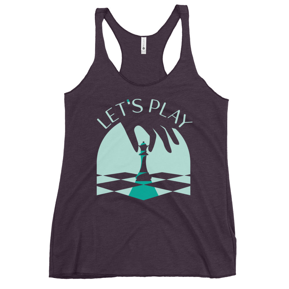Let's Play Chess Women's Racerback Tank