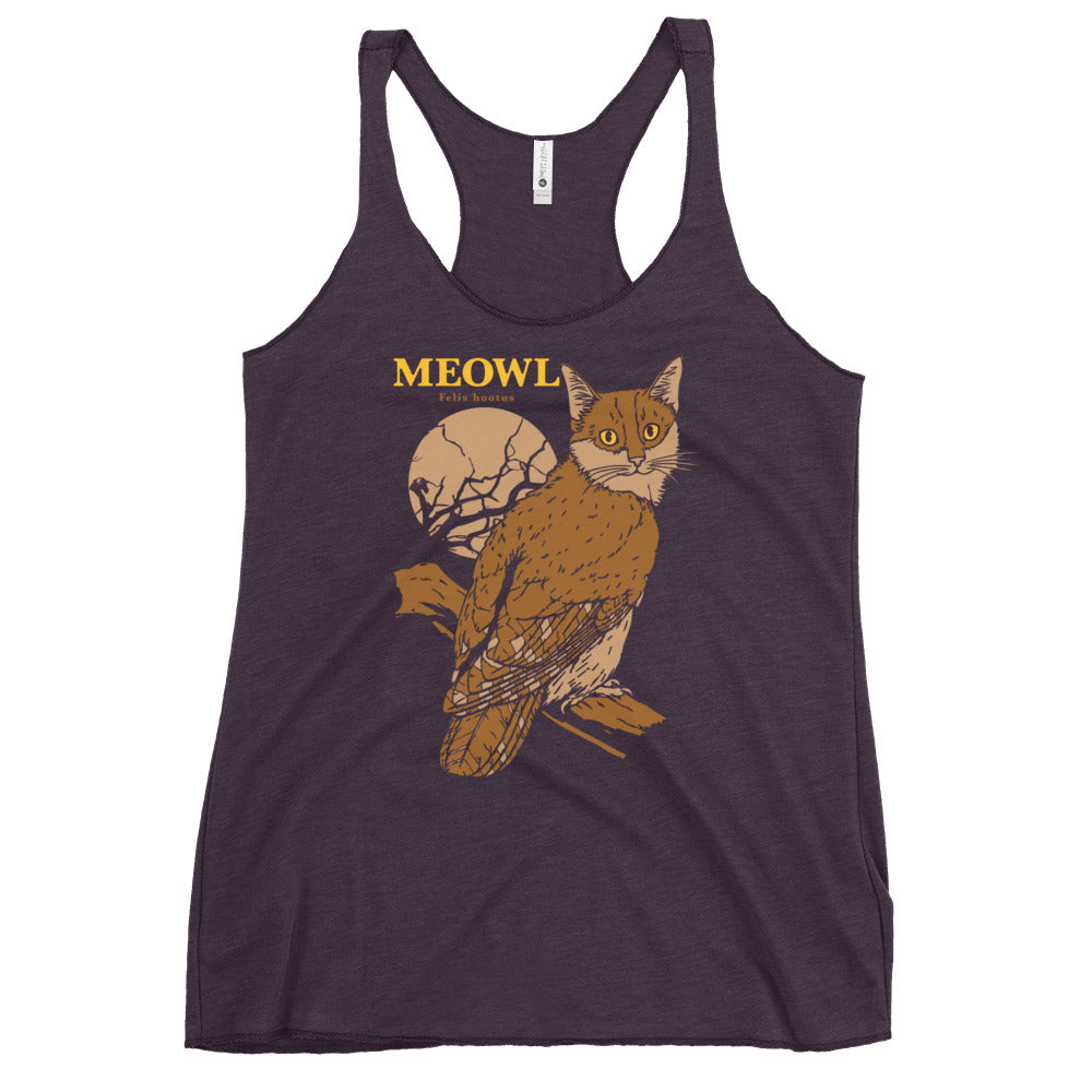 Meowl Women's Racerback Tank