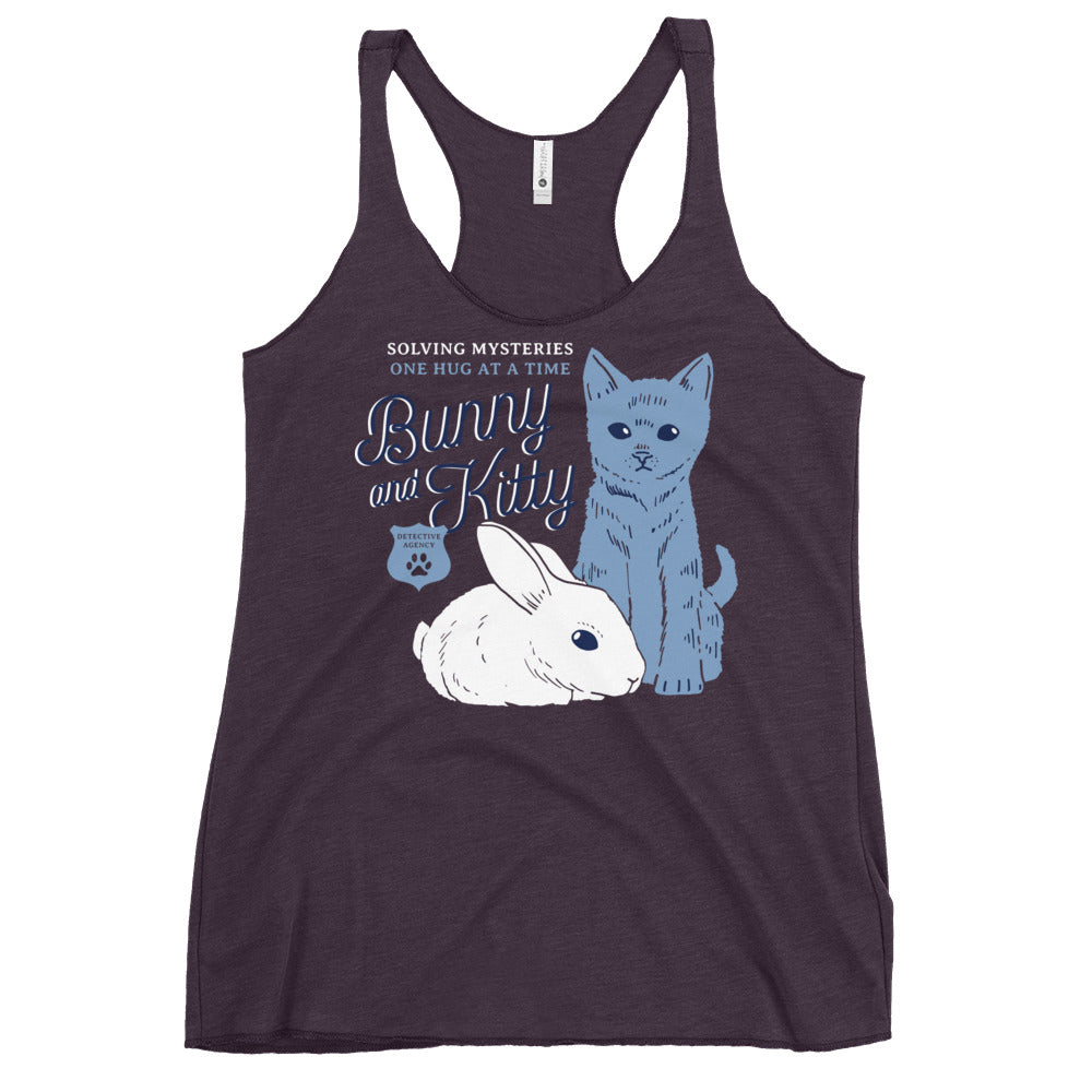Bunny And Kitty Women's Racerback Tank