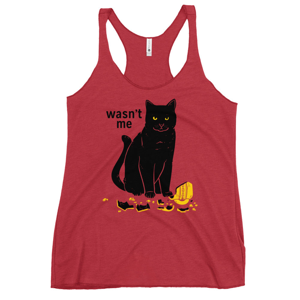 Wasn't Me Women's Racerback Tank