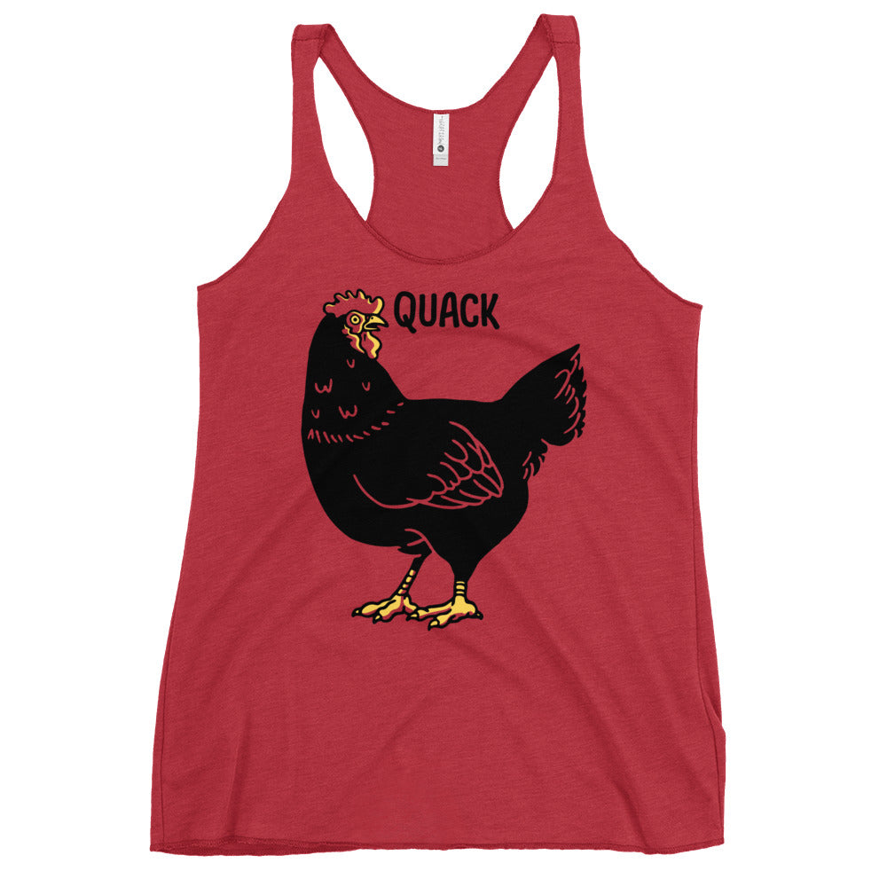 Quack Bird Women's Racerback Tank