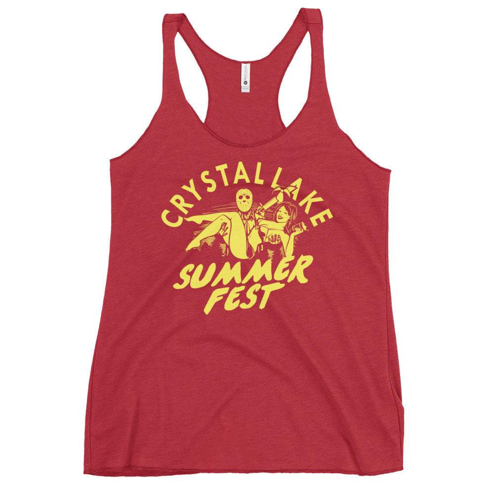 Crystal Lake Summer Fest Women's Racerback Tank