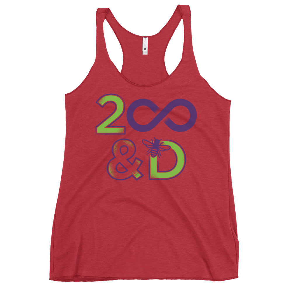 2 Infinity And B On D Women's Racerback Tank
