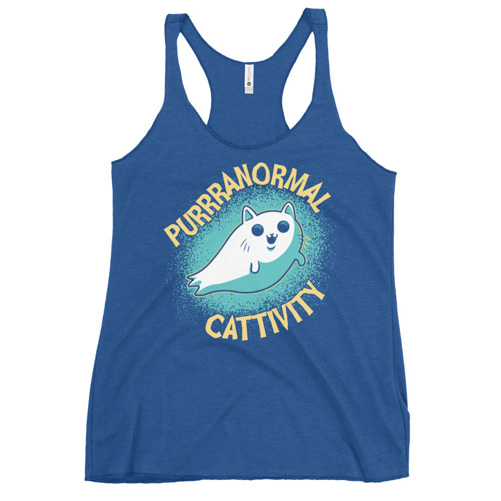 Purrranormal Cattivity Women's Racerback Tank