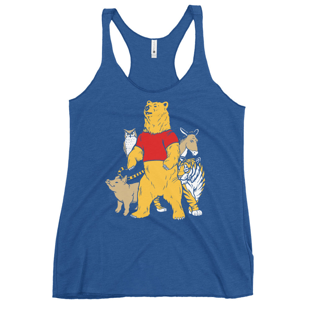Bear And Friends Women's Racerback Tank