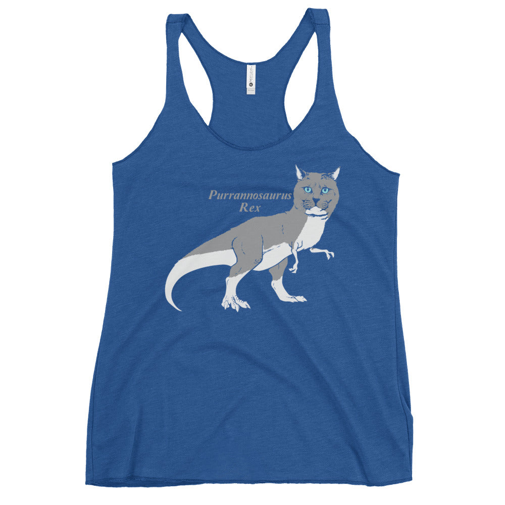 Purrannosaurus Rex Women's Racerback Tank