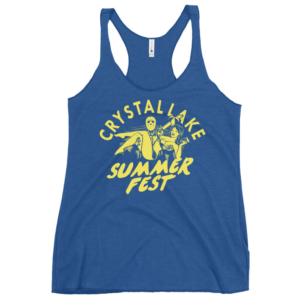 Crystal Lake Summer Fest Women's Racerback Tank