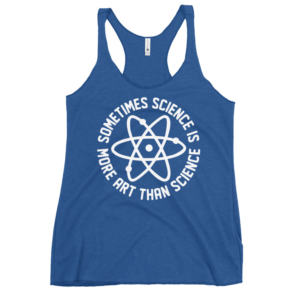 More Art Than Science Women's Racerback Tank