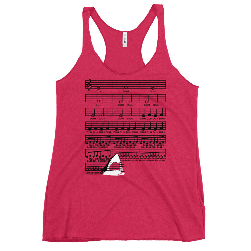 Swimming Theme Women's Racerback Tank