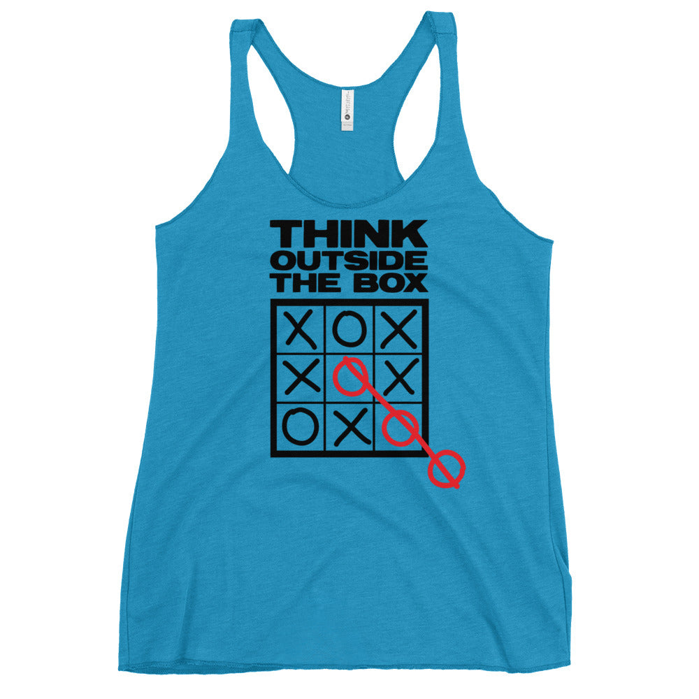 Think Outside The Box Women's Racerback Tank