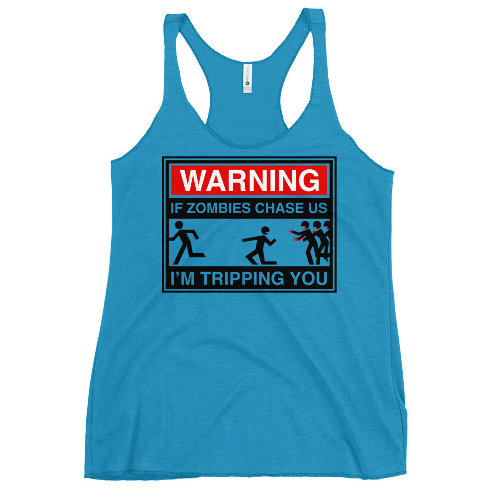 If Zombies Chase Us Women's Racerback Tank