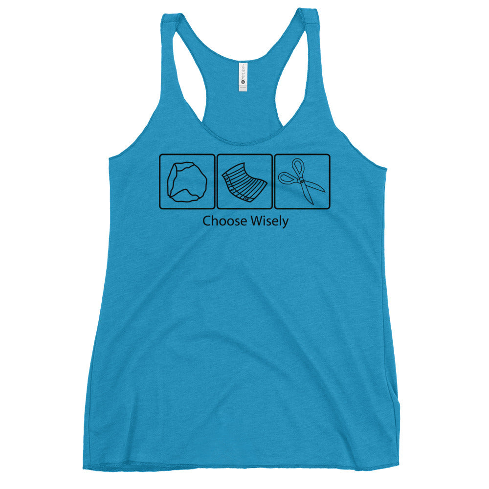 Choose Wisely Women's Racerback Tank