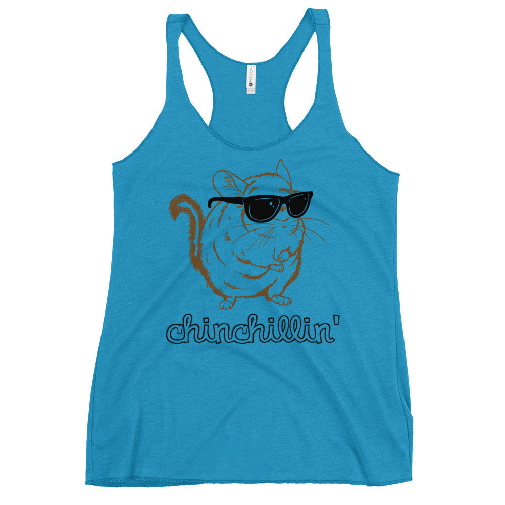 Chinchillin Women's Racerback Tank