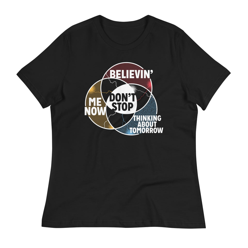 Don't Stop Venn Diagram Women's Signature Tee